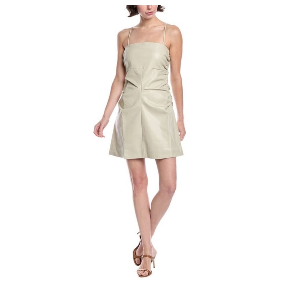 NWT Proenza Schouler White Label Fitted Spaghetti Mini Dress, White
